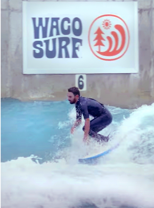 water surfing